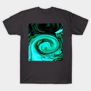 Turquoise Swirls T-Shirt